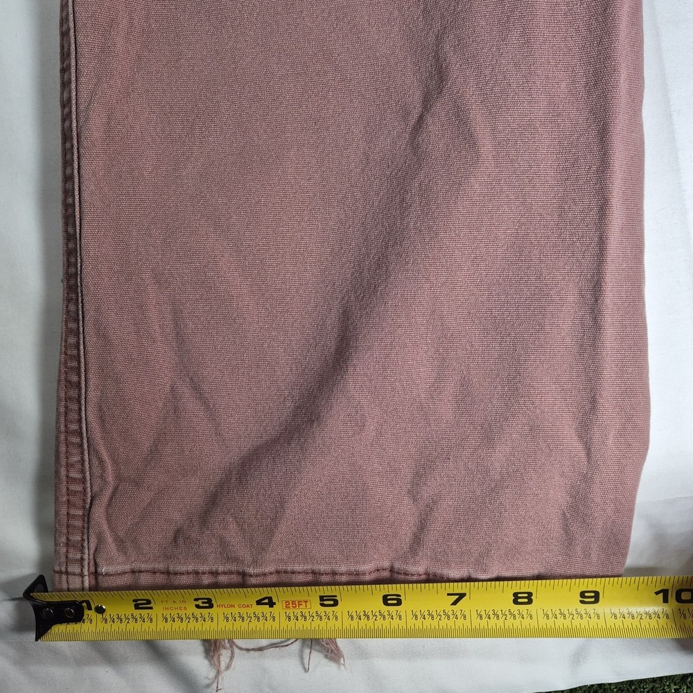 2000s Low Rise Hollister Women's Pink Bootcut Pants Size 11 - Picture 9 of 16